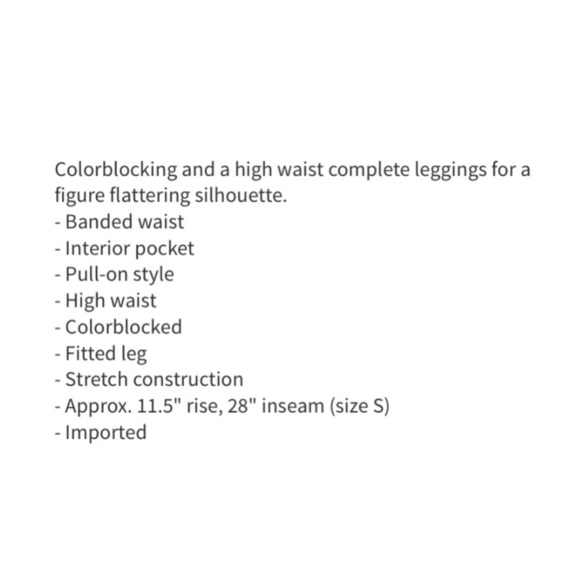 90 Degree by Reflex High Waist Colorblock Leggings - Picture 7 of 9